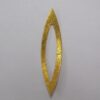 Marquise Diamond-cut Openwork Twisted with 1 Hole 50mm