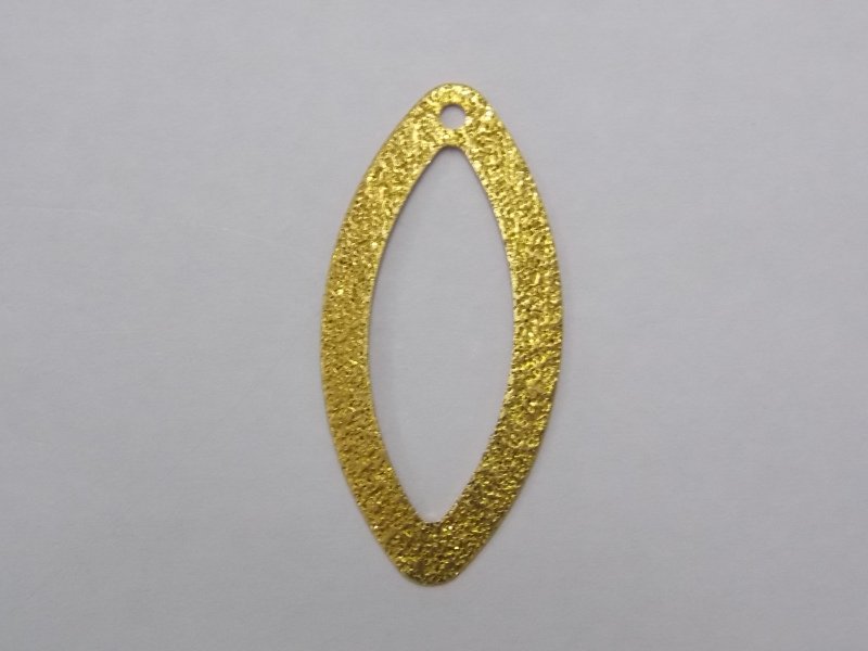 Marquise Diamond-cut Openwork with 1 Bail 30mm