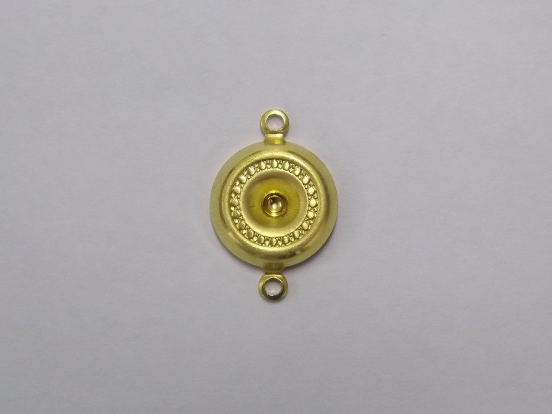 Round 12mm for Stone ss20 with 2 Jump Rings
