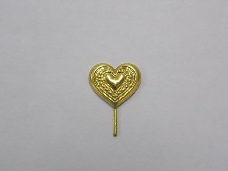 Heart 12m with Heart in Center Plain with Stick 6m