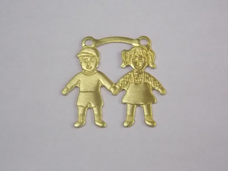 Pareo Ring with Couple with 2 Bail 17x19mm