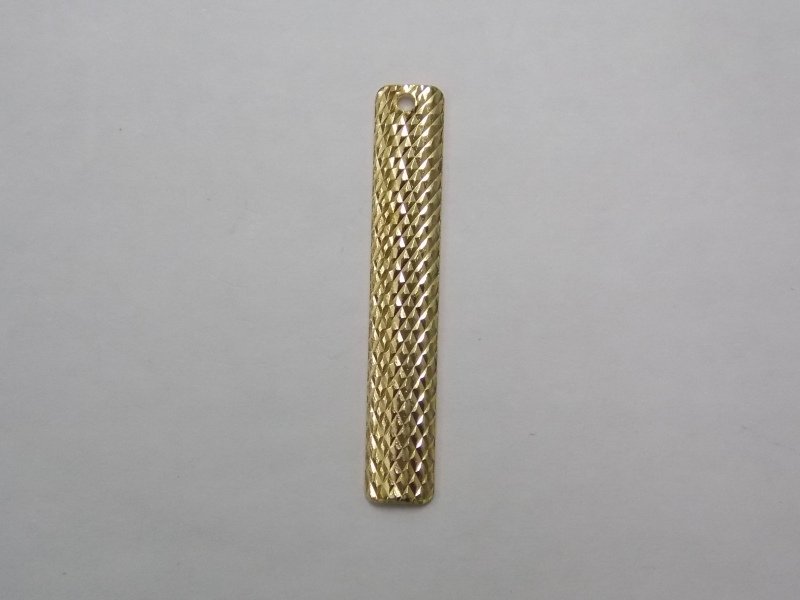 Thin Strip Diamond-cut with 1 Hole Top 6x30mm