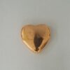 Heart ABS Plain with Pass-through Hole in Vertical 22mm