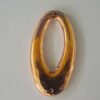 Jump Ring ABS Openwork with 1 Hole Top 1 Bottom 25x45mm