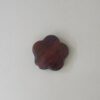 Flower 15x15mm Wood with Pass-through Hole