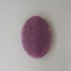 Oval Acrylic Lilac with Pass-through Hole 21x30mm