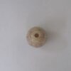 Ball 12mm Acrylic Beige with Pass-through Hole