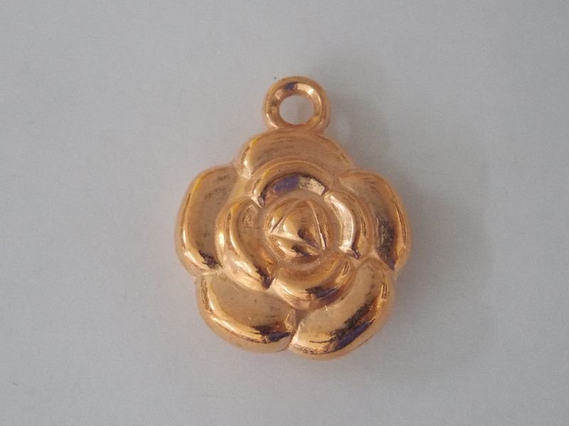 Rose ABS with 1 Bail 20x25mm