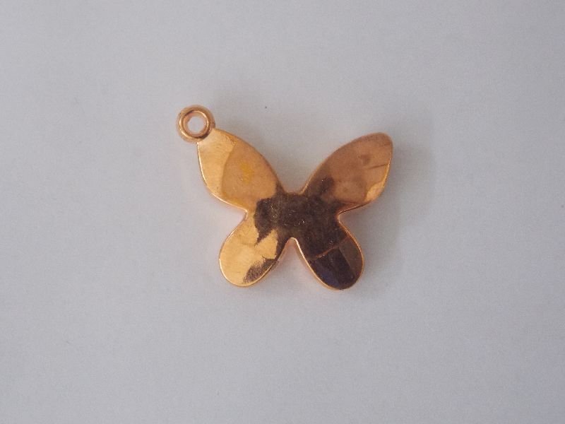 Butterfly Cut ABS with 1 Bail in Side 20x25mm