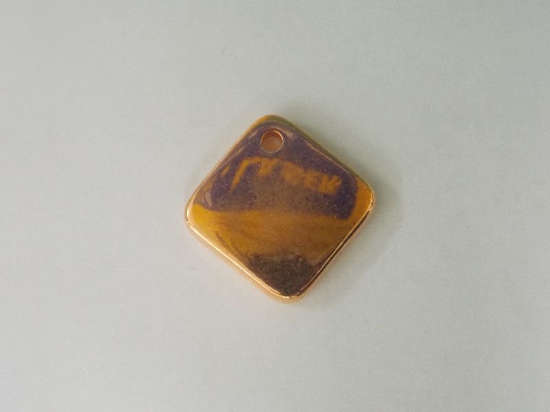 Square ABS with 1 Hole Diagonal 16x16mm
