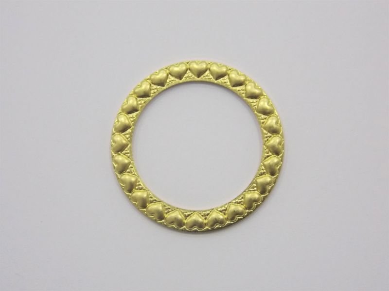 Round Openwork 23mm (hearts) without Hole
