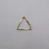 Triangle Openwork Diamond-cut 12x12mm