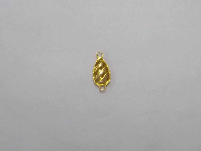 Drop Openwork with Bands Diagonal with 2 Bails 5x10mm