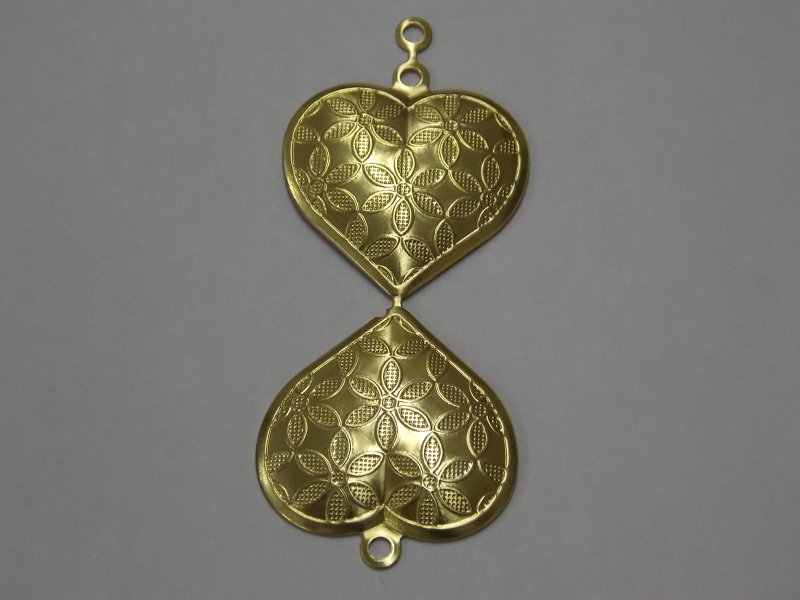 Heart Double 7 Flowers for Fold 22x24mm