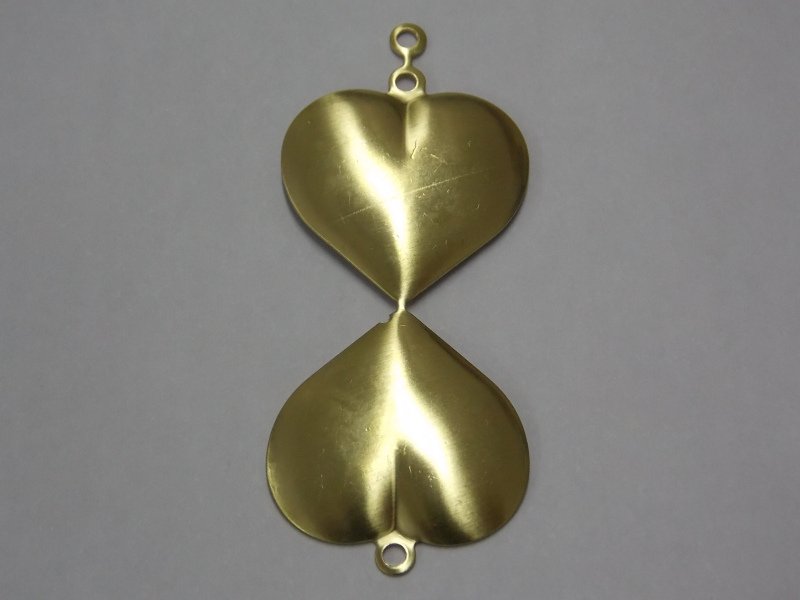 Heart Double for Fold 24x22mm