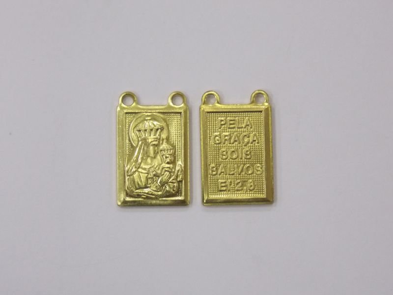 Scapular 1 Side Our Lady. Carmel 1 Side Prayer 15x10