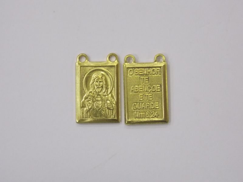 Scapular Side S.c. Jesus 1 Side Prayer 15x10mm