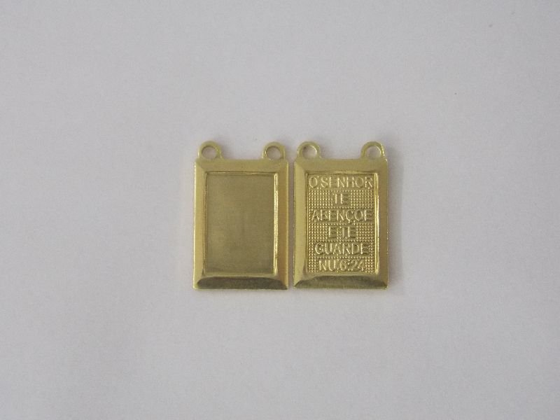 Scapular 14x10mm 1 Side Plain 1 Side with Prayer S.c. Jesus