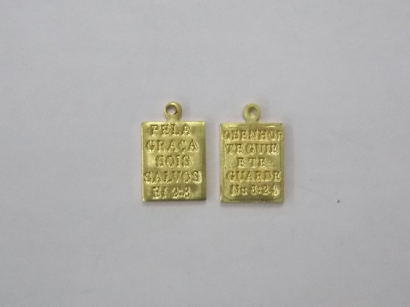 Scapular 10x8mm with Prayer 2 Sides 1 Bail