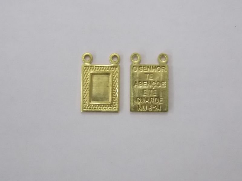 Scapular 10x8mm 1 Side Plain 1 Side with Prayer S.c. Jesus