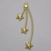 Pendant Small Plate with 3 Stars Left Side 41mm