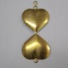Heart Double Domed Plain for Fold 25x27mm