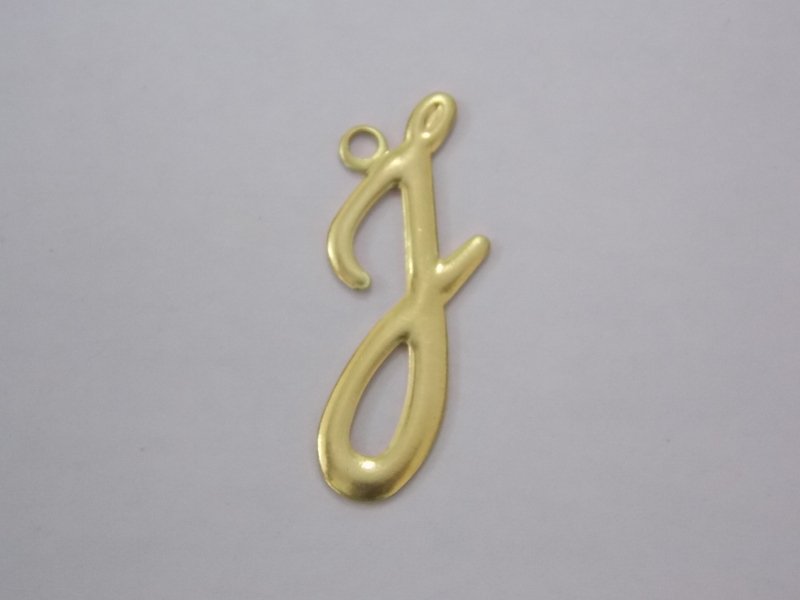 Letter J 20mm Plain