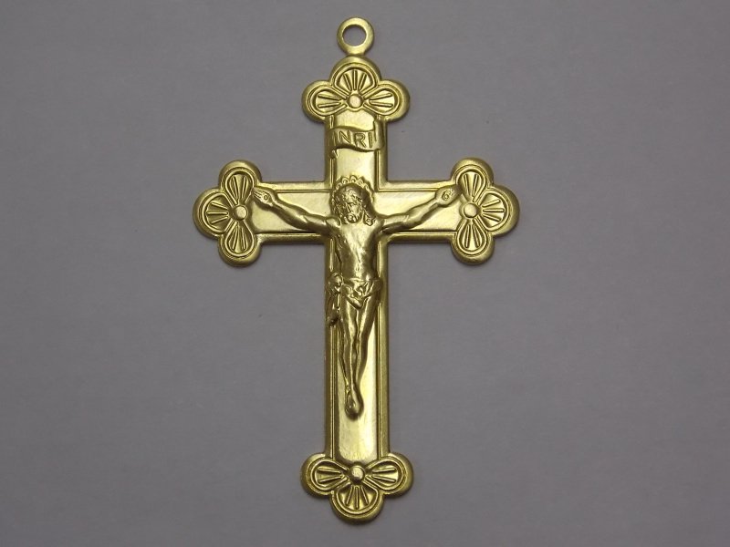 Cross with Christ 46x31mm