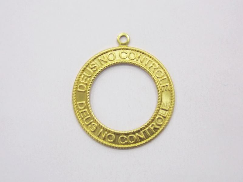 Mandala Sayings 30mm with 1 Jump Ring God in Controller