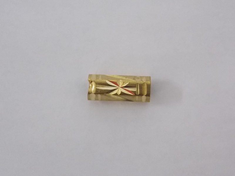 Tube Diamond-cut 7x15mm