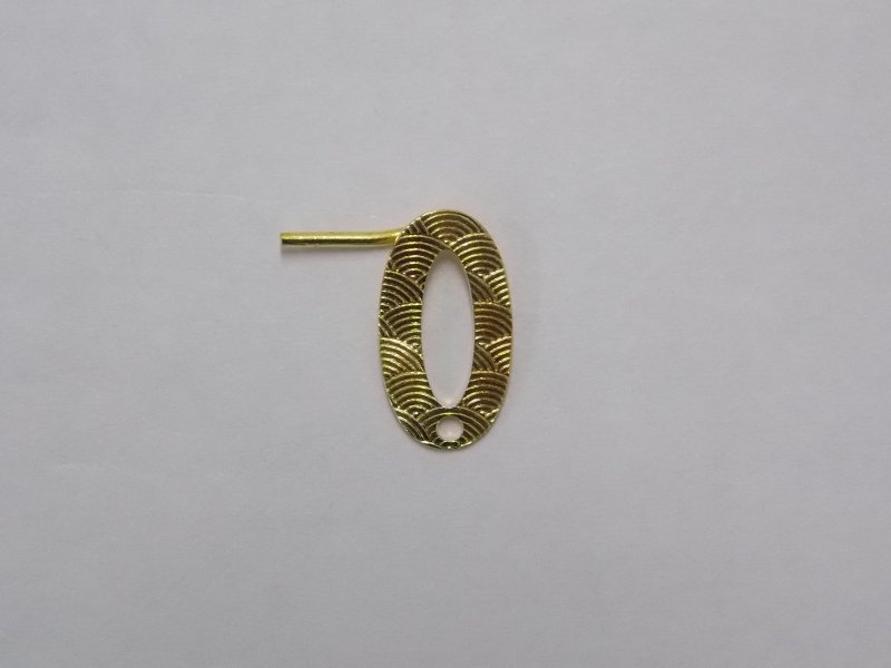 Braid Oval Openwork Scale 14x8mm 1 Hole Top