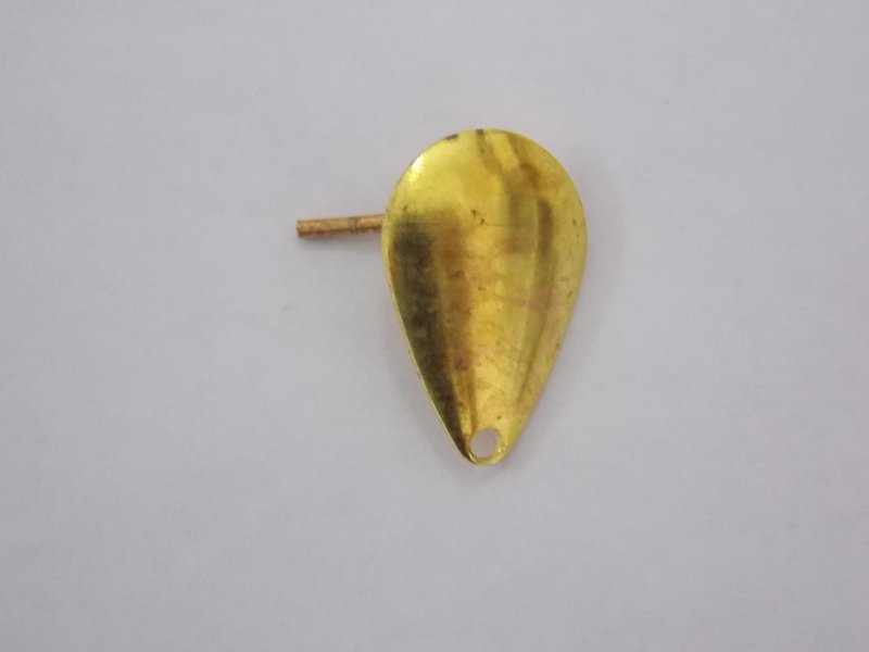 Braid Drop 17mm Plain Domed with 1 Hole Top