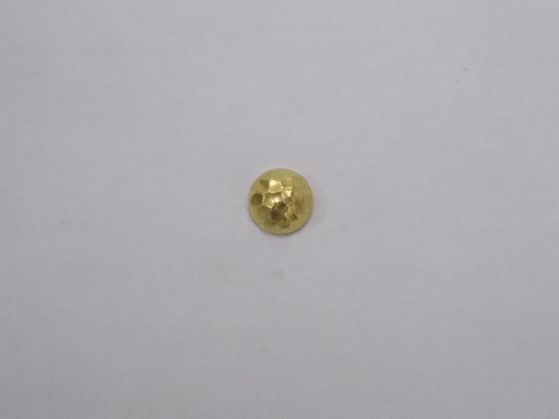 Round ½ Ball Hammered 6mm