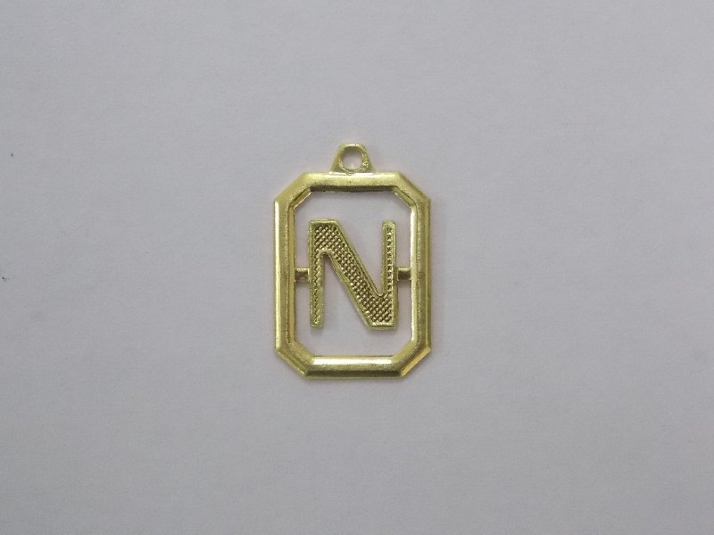 Letter N Openwork 14mm