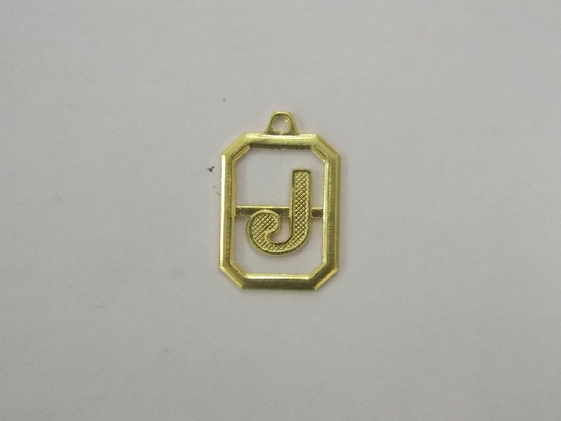 Letter J Openwork 14mm