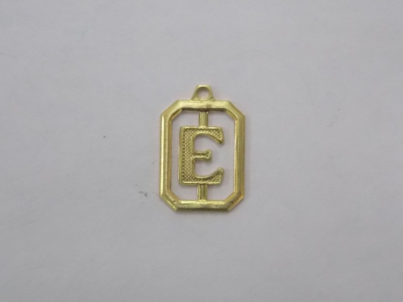 Letter E Openwork 14mm
