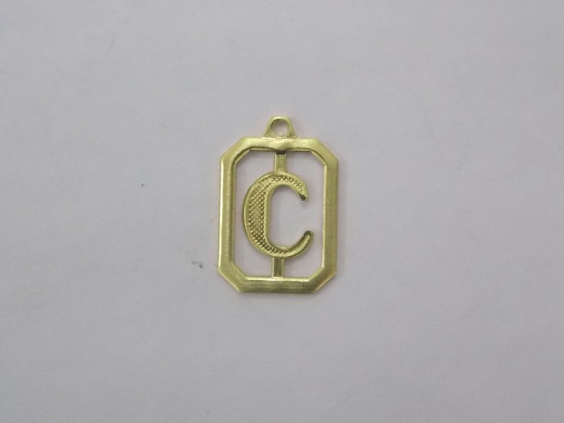Letter C Openwork 14mm