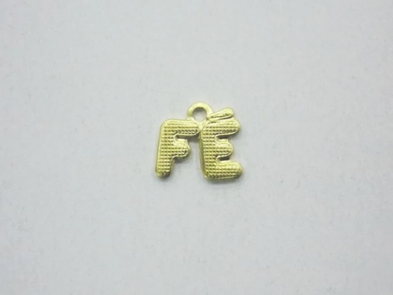 Faith Textured 5mm with 1 Bail Top in Middle