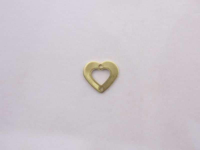 Heart 11mm Openwork with 2 Holes
