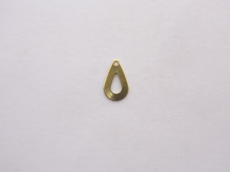 Drop Openwork 11x7mm with 1 Hole Top