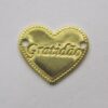 Heart "gratidão" with 2 Holes 12mm(25-2261)