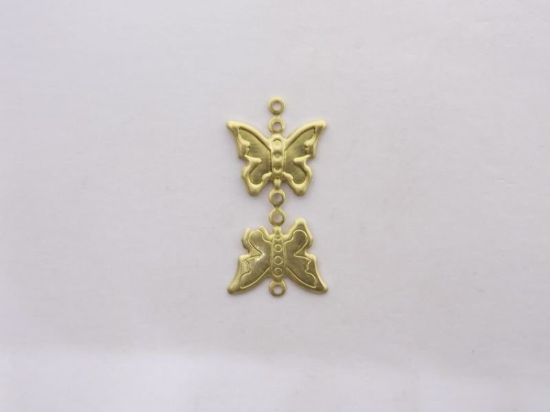 Butterfly Double for Resin 10mm with 2 Jump Rings for Fold