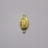 Oval 10mm Letter D with 1 Bail Top 1 Bottom