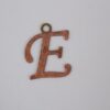 Photo-etched Letter E 10mm with Bail