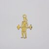 Photo-etched Woman with Bar of Weight 18mm