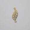 Little Leaf Diamond-cut with 2 Bail