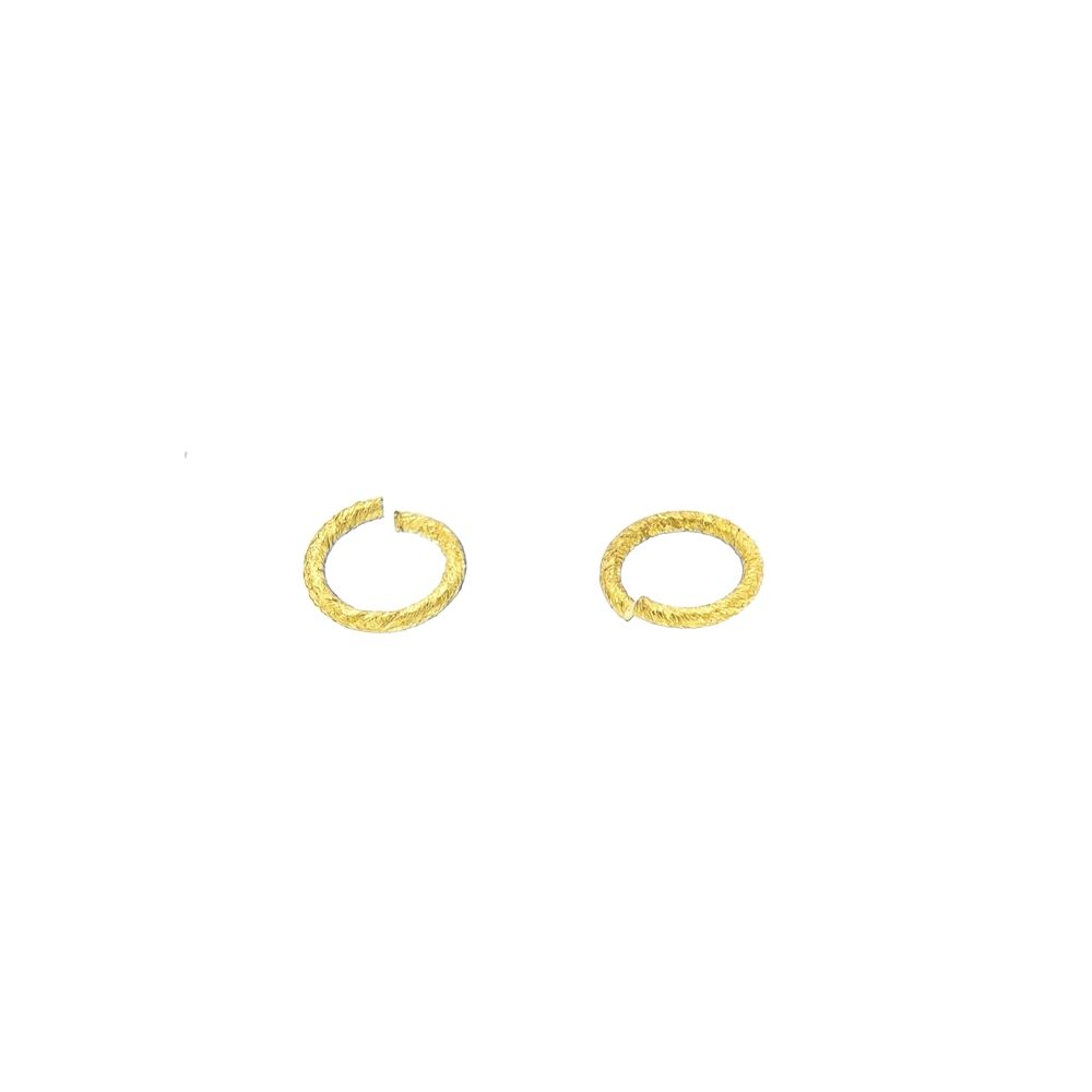 Jump Ring of Wire Round Sanded 1.2X6