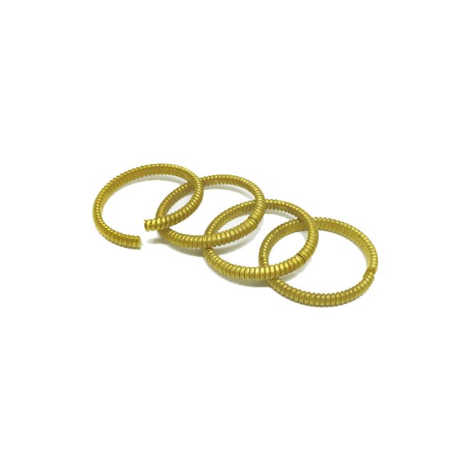 Jump Ring of Spring Laminated Half-round Bar 3X1.8X20 - Image 3