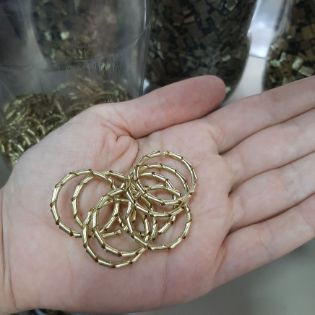 Jump Ring of Sheet Twisted 2.3X22.5 – Image 4