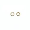 Jump Ring of Wire Half-round Bar 1.4X0.9X4.3